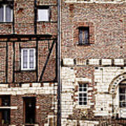 Medieval Houses In Albi France Poster