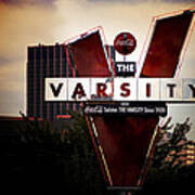 Meeting At The Varsity - Atlanta Icons Poster