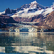 Melting Blue Crush Glacier Bay Poster