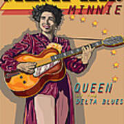 Memphis Minnie Queen Of The Delta Blues Poster