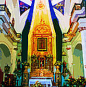 Mexico Cathedral Alter Poster