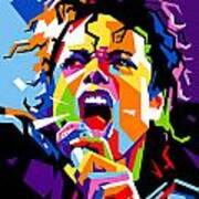 Michael Jackson Wpap Pop Art Digital Art Poster