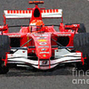 Michael Schumacher Canadian Grand Prix Ii Poster