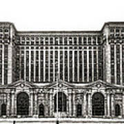 Michigan Central Station Poster