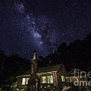 Milky Way Over Cabin Kauai Poster