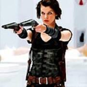 Milla Jovovich @ Resident Evil Poster