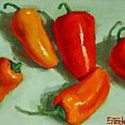 Mini Peppers Study 3 Poster