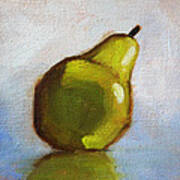 Minimalist Pear Painting Poster