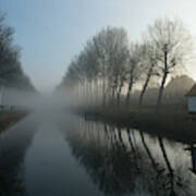 Mist Across The Canal Poster