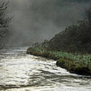 Misty River - Wolfscote Dale Poster