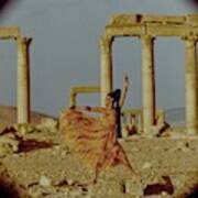 Model By Columns At Palmyra Poster