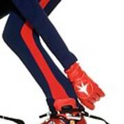 Model Wearing Wolverine Trappeur Ski Boots Poster