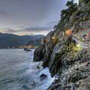 Monterosso At Sunset Poster