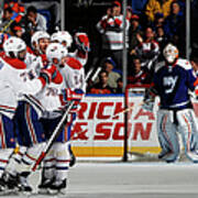 Montreal Canadiens V New York Islanders Poster