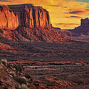 Monument Valley Sunrise Poster