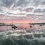 Morning In Rockland Harbor Poster