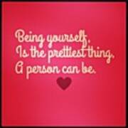 #morning #pretty #world #be #yourself Poster