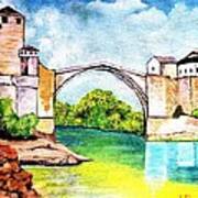 Mostar Bridge Poster