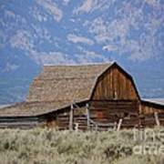 Moulton Barn In The Tetons Poster