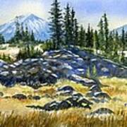Mount Bachelor View Poster