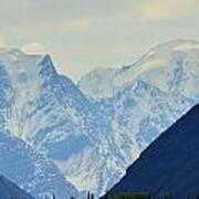 Mountains Near Matanuska Glacier Poster