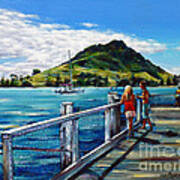 Mt Maunganui Pier 140114 #2 Poster