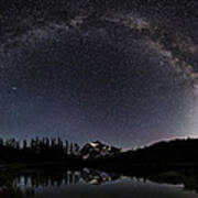Mt. Shuksan And Milky Way Arch Poster