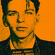 Mugshot Frank Sinatra V1 Poster