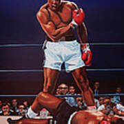 Muhammad Ali Versus Sonny Liston Poster