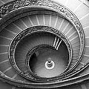 Musei Vaticani Stairs Poster