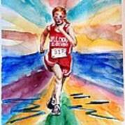 My Sarah Running Cross Country Poster