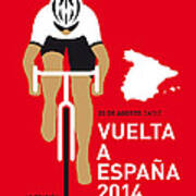 My Vuelta A Espana Minimal Poster 2014 Poster