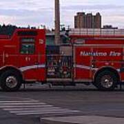 Nanaimo Fire Truck Poster