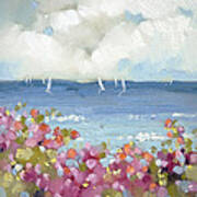 Nantucket Sea Roses Poster