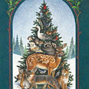 Nature's Christmas Tree Poster