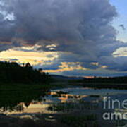 New Hampshire Sunset Reflections Poster
