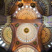 New Mosque Interior Ceiling Poster
