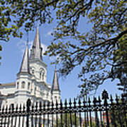 St Louis Cathedral In New Orleans New Orleans 18 Poster