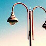 Beach Lamp Post Poster