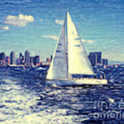 New Years Day Sailing Poster