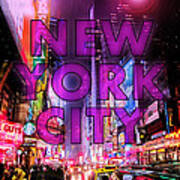 New York City - Color Poster
