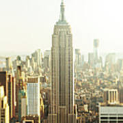 New York City Midtown Skyline, Usa Poster