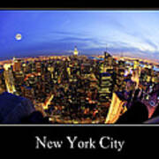 New York City Skyline Poster