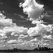 New York Harbor Sky Poster