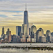 New York Lower Skyline Poster