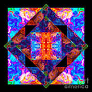 Newly Formed Bliss Mandala Artwork Poster