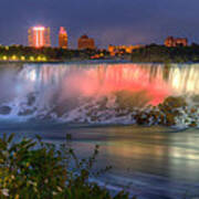 Niagara Falls Canada Sunset Poster