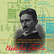 Nikola Tesla #3 Poster