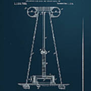 Nikola Tesla's Transmitter Patent 1914 Poster