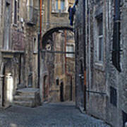 No Entry Street Scanno Poster